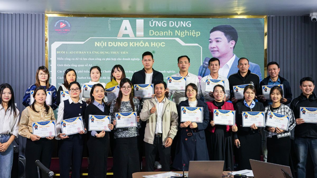 Lớp Học AI For Marketing Tại Học Viện Marketing Online