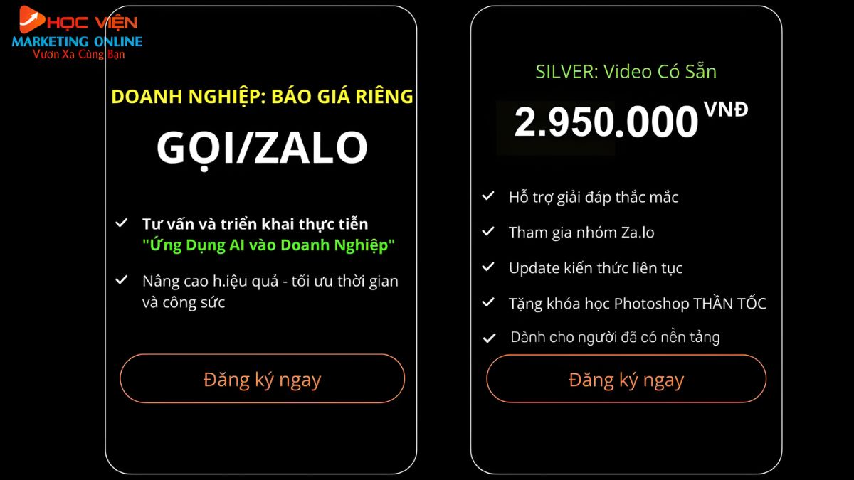 Học Phí Khóa Học AI Marketing