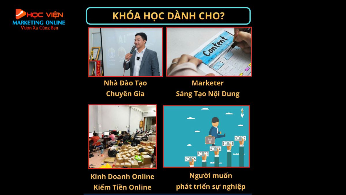 Đối Tượng Phù Hợp Tham Gia Khóa Học AI Mastery
