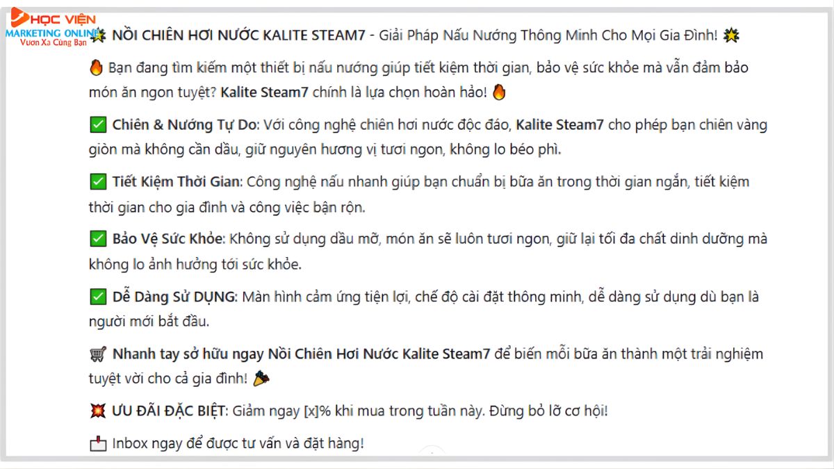 Nội Dung Khóa Học Affiliate Facebook buổi 2.2