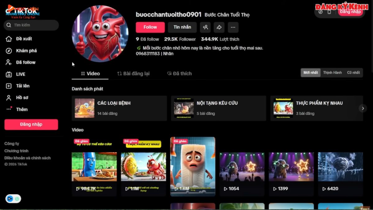 Nội Dung Khóa Học Kiếm Tiền Affiliate TikTok buổi 3.1