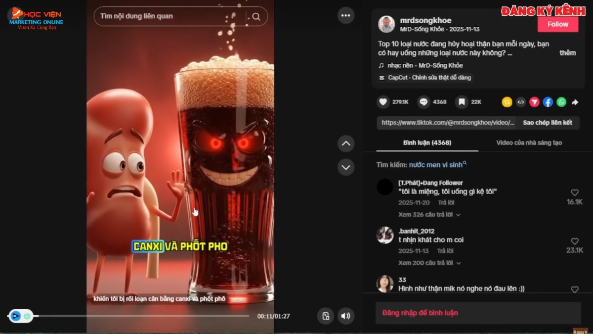 Nội Dung Khóa Học Kiếm Tiền Affiliate TikTok buổi 3.2