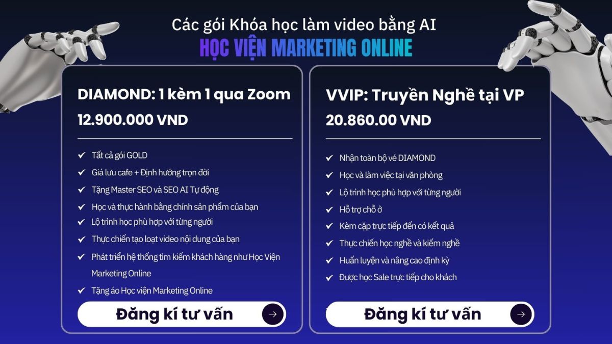 Học Phí Khóa Học Tạo Video Bằng AI Tại HVMO