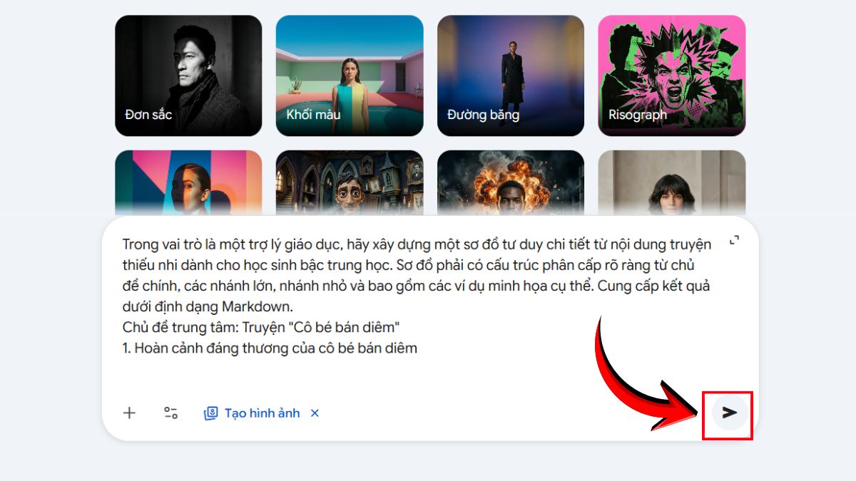 Hướng Dẫn Cách Làm Sơ Đồ Mindmap Cho Bài Học Bằng Gemini bước 3