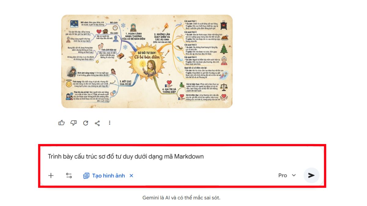 Hướng Dẫn Cách Làm Sơ Đồ Mindmap Cho Bài Học Bằng Gemini bước 4