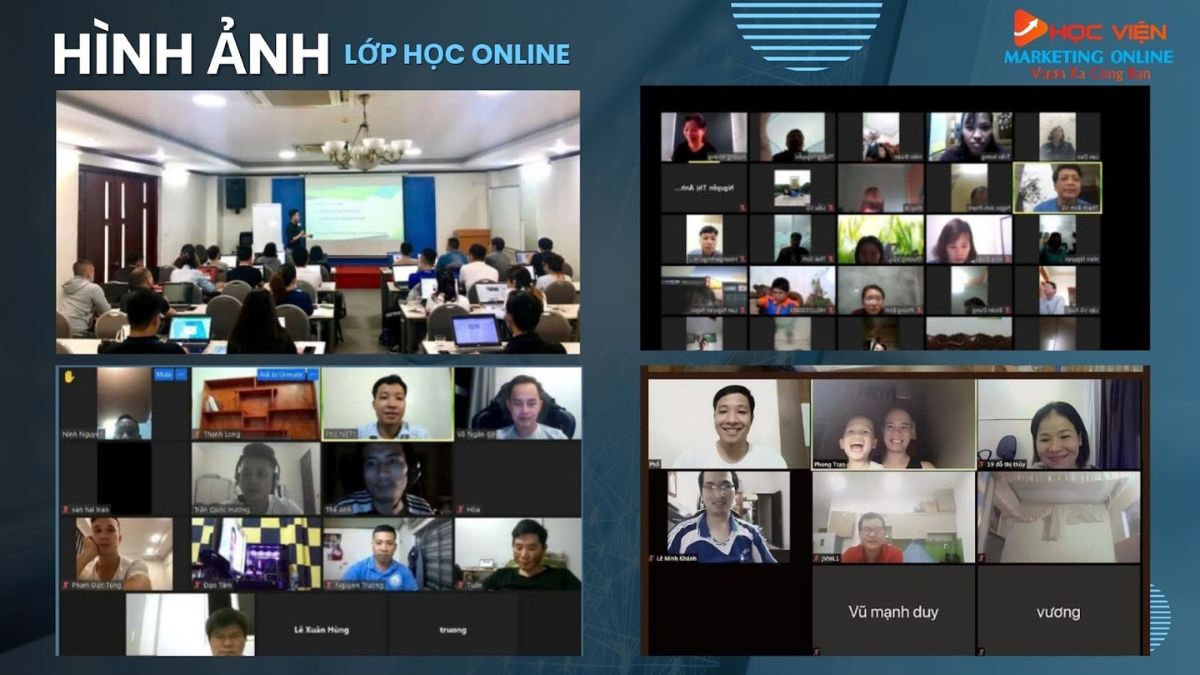 Hình Ảnh Lớp Học Làm Affiliate Bằng AI