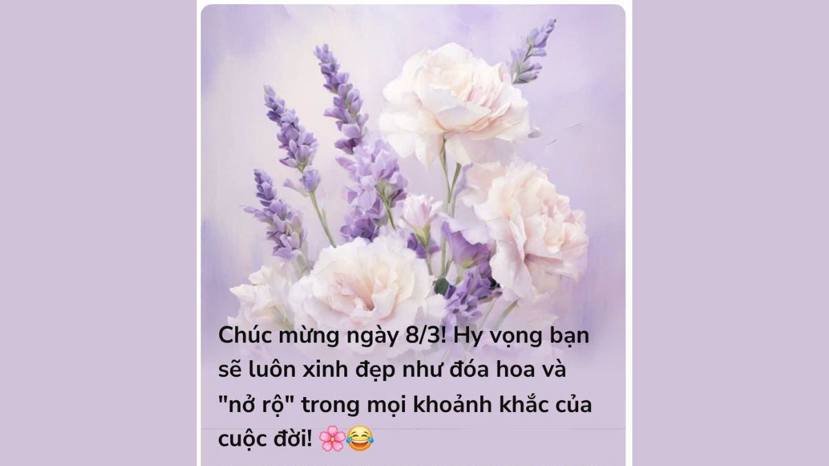 Bộ Prompt Viết Lời Chúc Mừng 8/3 Ý Nghĩa