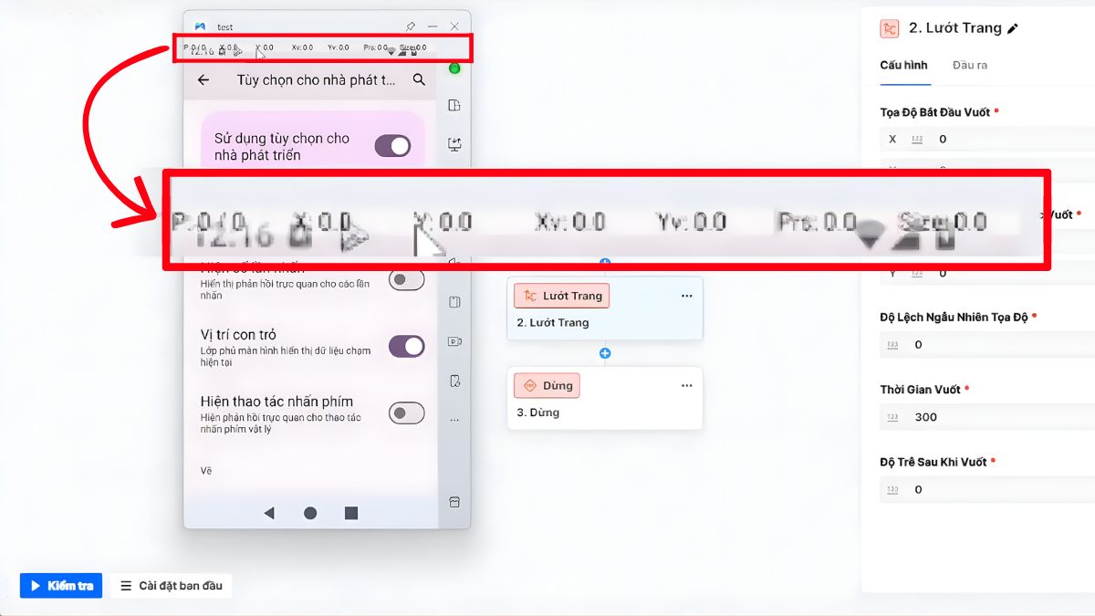 Hướng Dẫn Cách Sử Dụng Tính Năng Tự Động Hóa Với MoreLogin Automation- Thiết lập tọa độ để tự động hóa bước 7