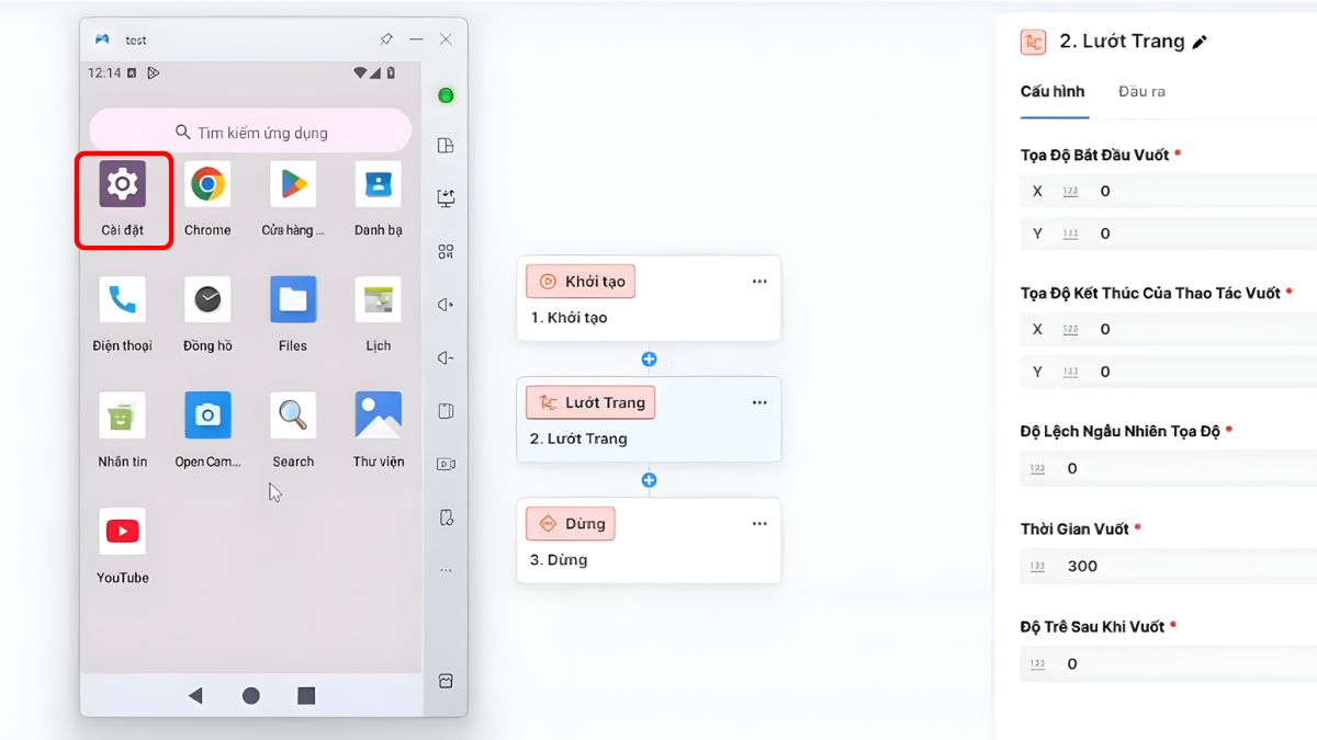 Hướng Dẫn Cách Sử Dụng Tính Năng Tự Động Hóa Với MoreLogin Automation- Thiết lập tọa độ để tự động hóa bước 1