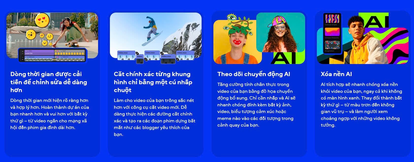 Tính năng mới AI của Movavi Video Editor chỉnh sửa dễ dàng