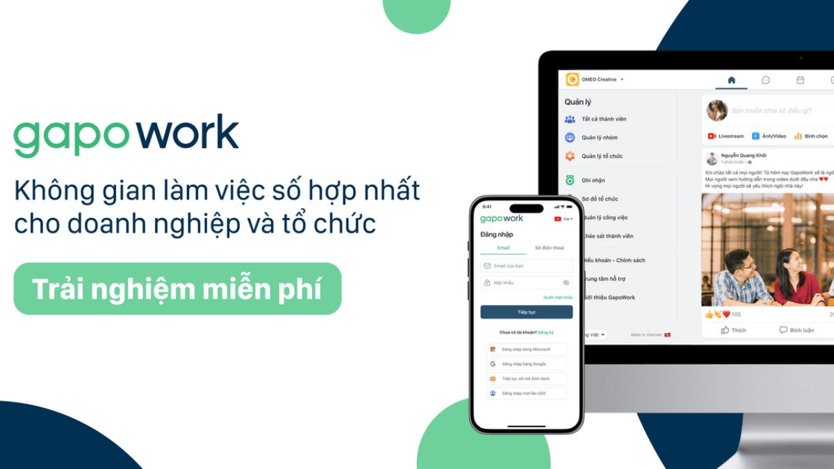 Ứng Dụng Chat Nội Bộ Cho Doanh Nghiệp- GapoWork