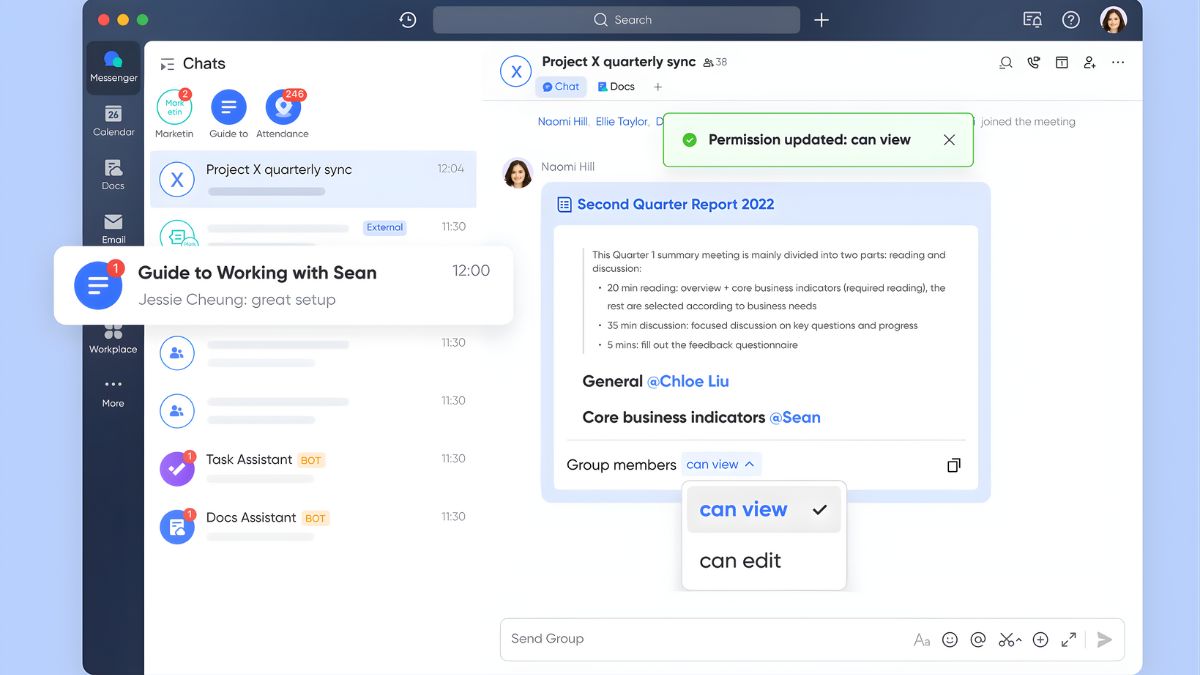 Ứng Dụng Chat Nội Bộ Cho Doanh Nghiệp- Lark Messenger