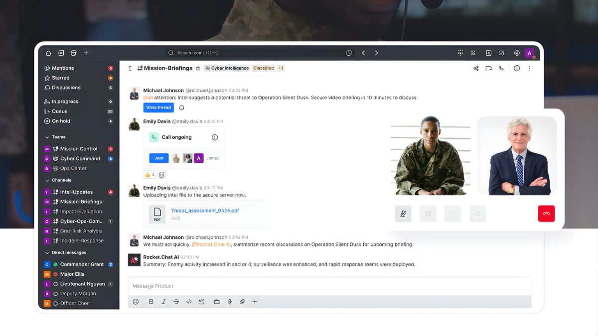 Ứng Dụng Chat Nội Bộ Cho Doanh Nghiệp- Rocket.Chat