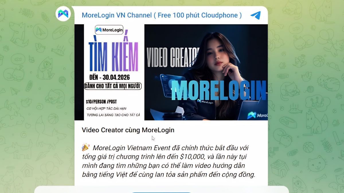 Chương Trình Tìm Kiếm Nhà Sáng Tạo Nội Dung 