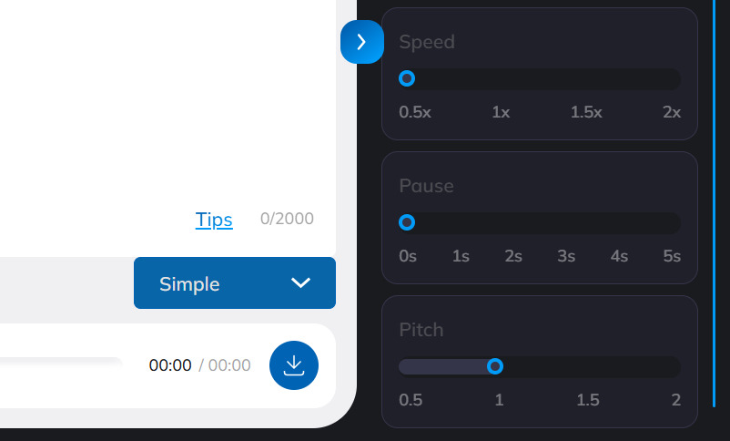 Hướng dẫn cách sử dụng Synthesys AI- AI Voice bước 2 tùy chỉnh giọng nói