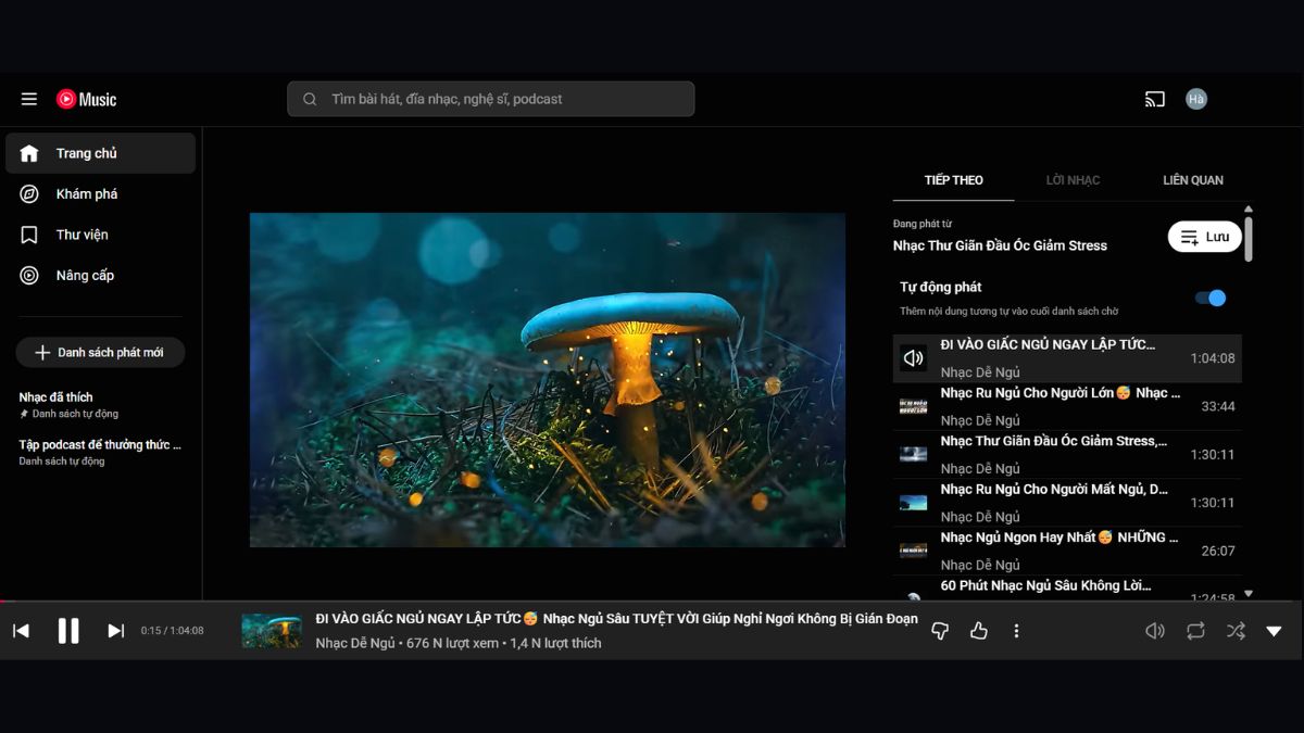 Hướng Dẫn Cách Tìm Kiếm Nhạc Youtube Music Trên Gemini bước 4.2