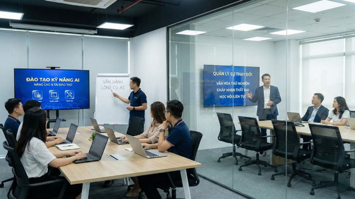 Doanh Nghiệp Cần Chuẩn Bị Gì Để Bước Vào Tương Lai Với AI- Nhân lực và văn hóa AI