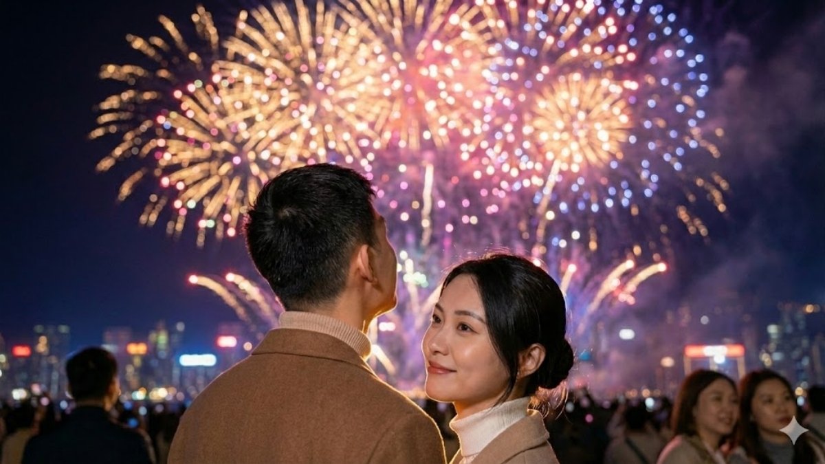 Câu Lệnh 8 Tạo Ảnh Pháo Hoa Cùng Người Yêu Lãng Mạn