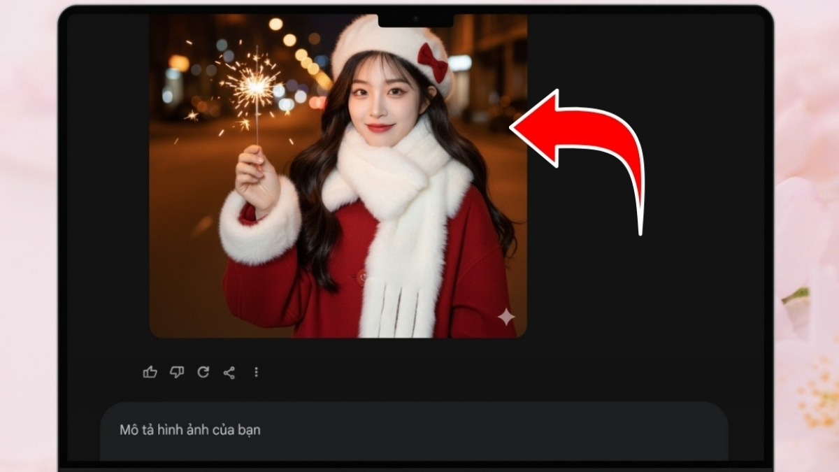 Hướng Dẫn Cách Tạo Ảnh Chân Dung Selfie Pháo Bông Bằng AI- Trên máy tính bước 4