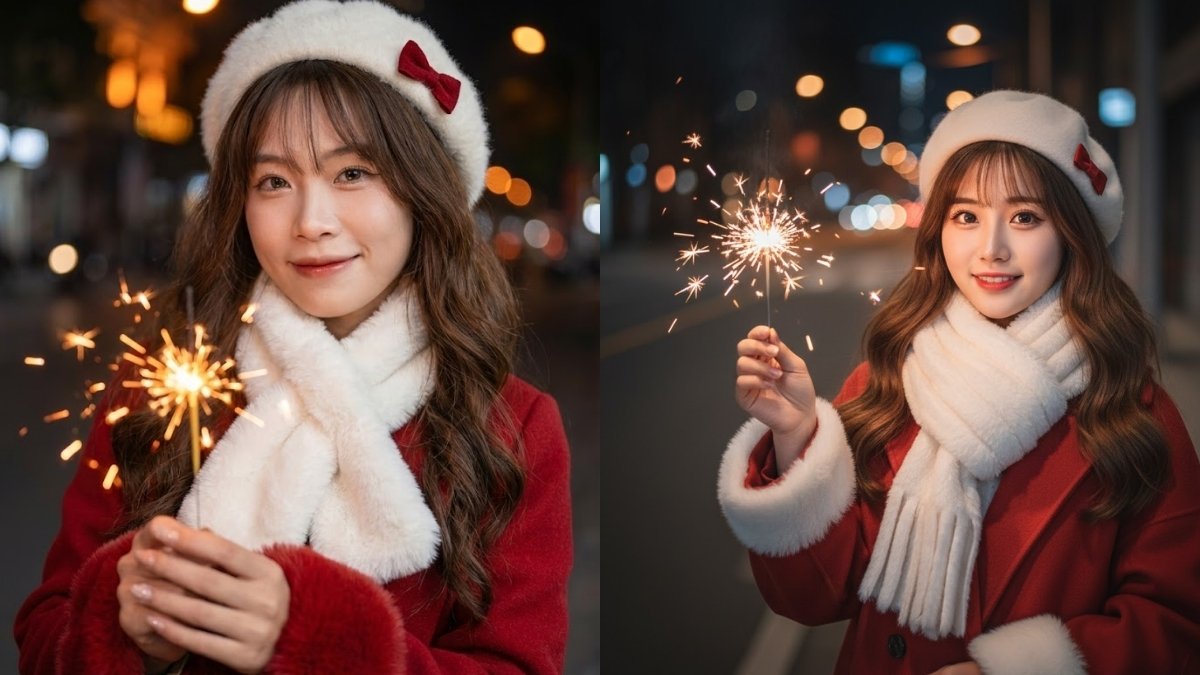 Hướng Dẫn Cách Tạo Ảnh Chân Dung Selfie Pháo Bông Bằng AI Rực Rỡ 2026