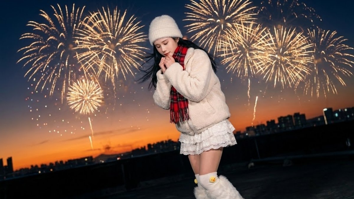 Prompt Câu Lệnh 3 Tạo Ảnh Chân Dung Selfie Pháo Bông Bằng AI 