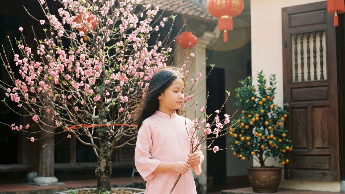 Prompt 1 Tạo Ảnh Tết Cho Bé Bằng AI 