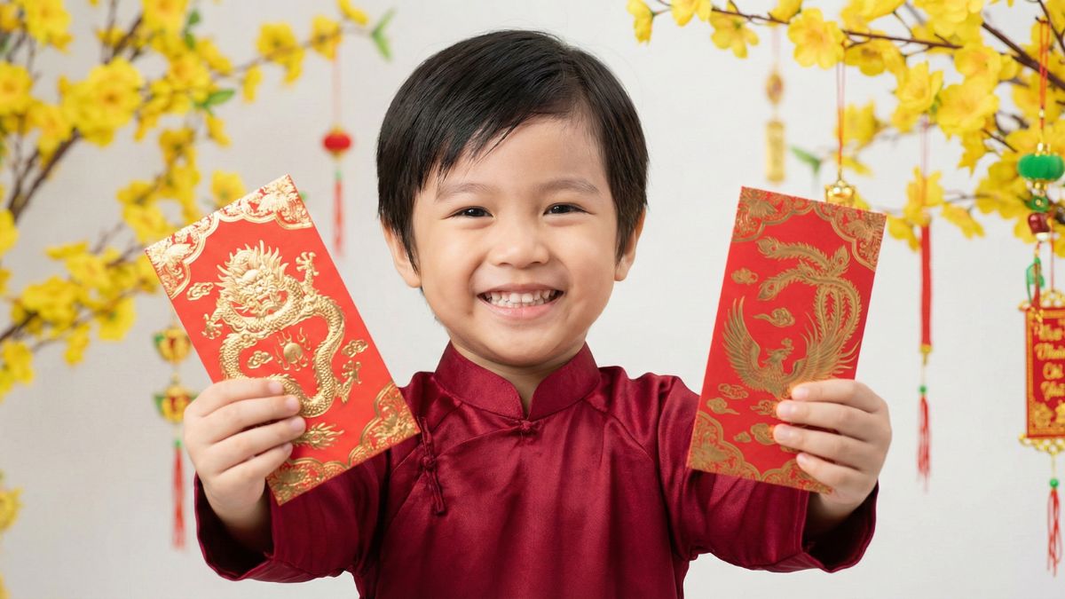 Prompt 4 Tạo Ảnh Tết Cho Bé Bằng AI 