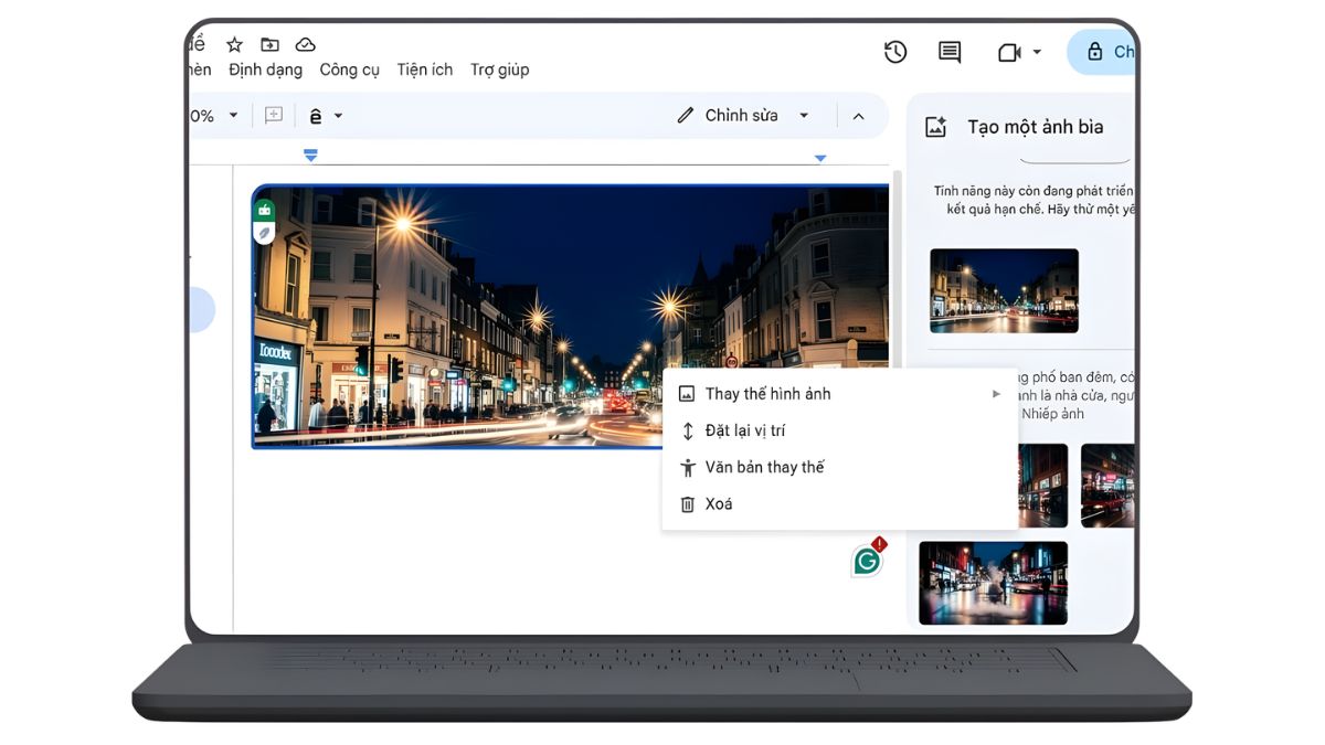 Cách Tạo Ảnh Bìa Cho Google Docs Bằng Gemini bước 4