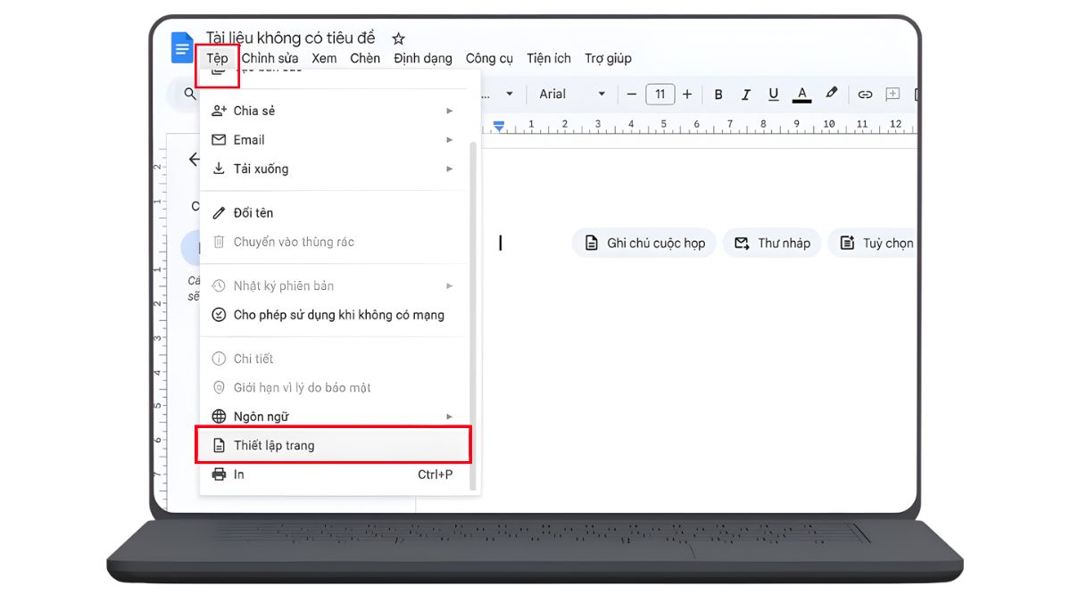 Cách Tạo Ảnh Bìa Cho Google Docs Bằng Gemini bước 1.1