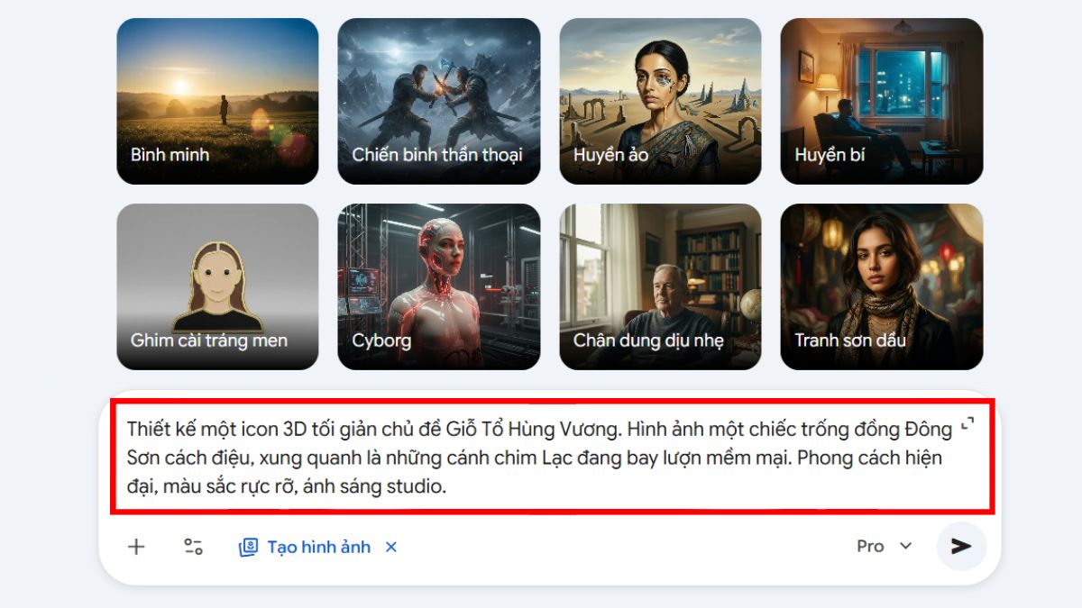 Hướng Dẫn Cách Tạo Icon Nghỉ Lễ Giỗ Tổ Hùng Vương Bằng AI bước 3