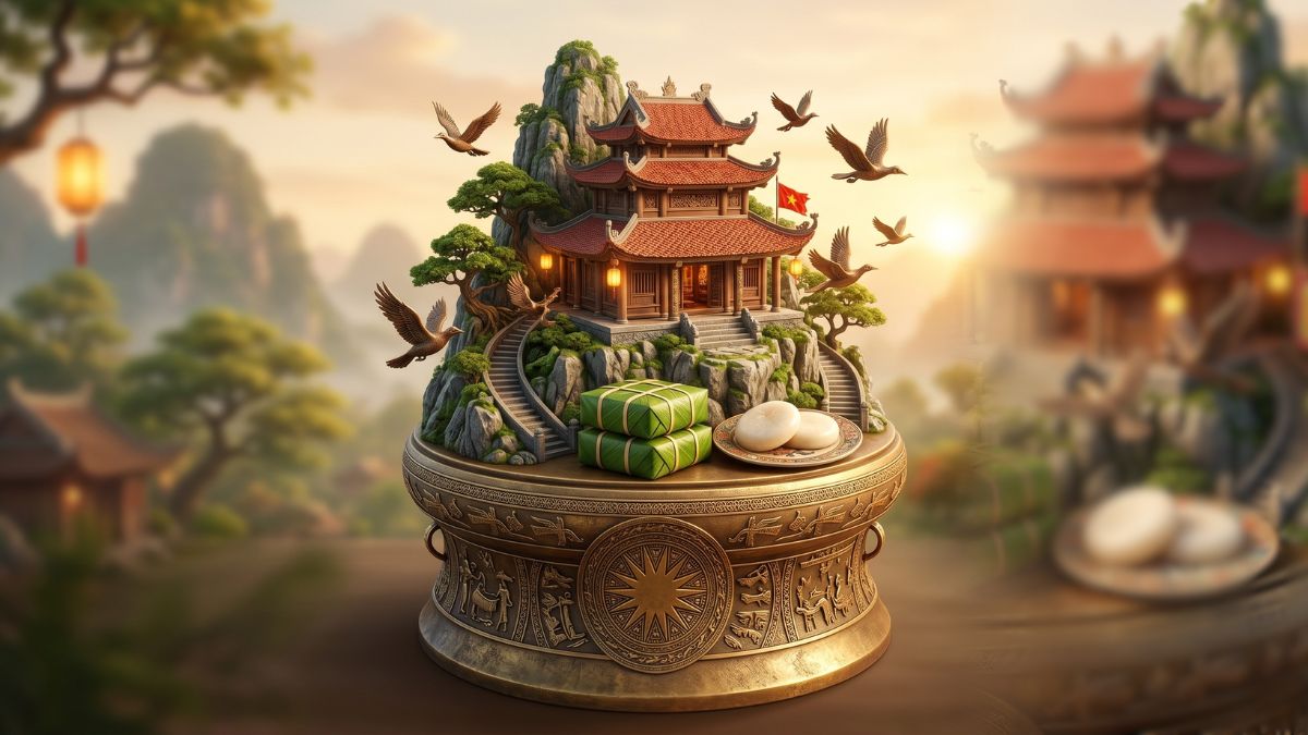 Phong Cách Icon Cho Ngày Giỗ Tổ- Icon truyền thống