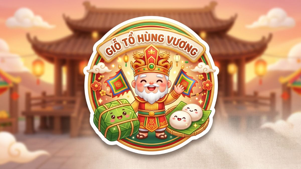 Phong Cách Icon Cho Ngày Giỗ Tổ- Icon hoạt hình