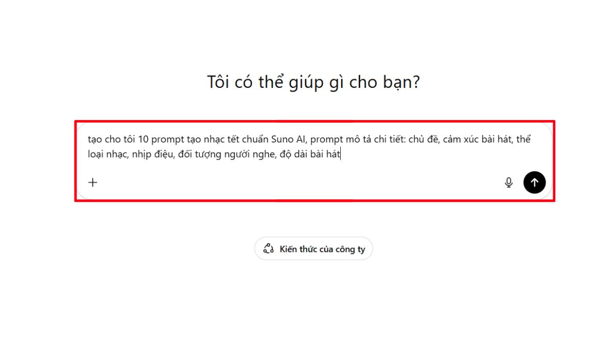 Hướng Dẫn Cách Tạo Nhạc Tết Bằng AI- Soạn lời bằng ChatGPT bước 3
