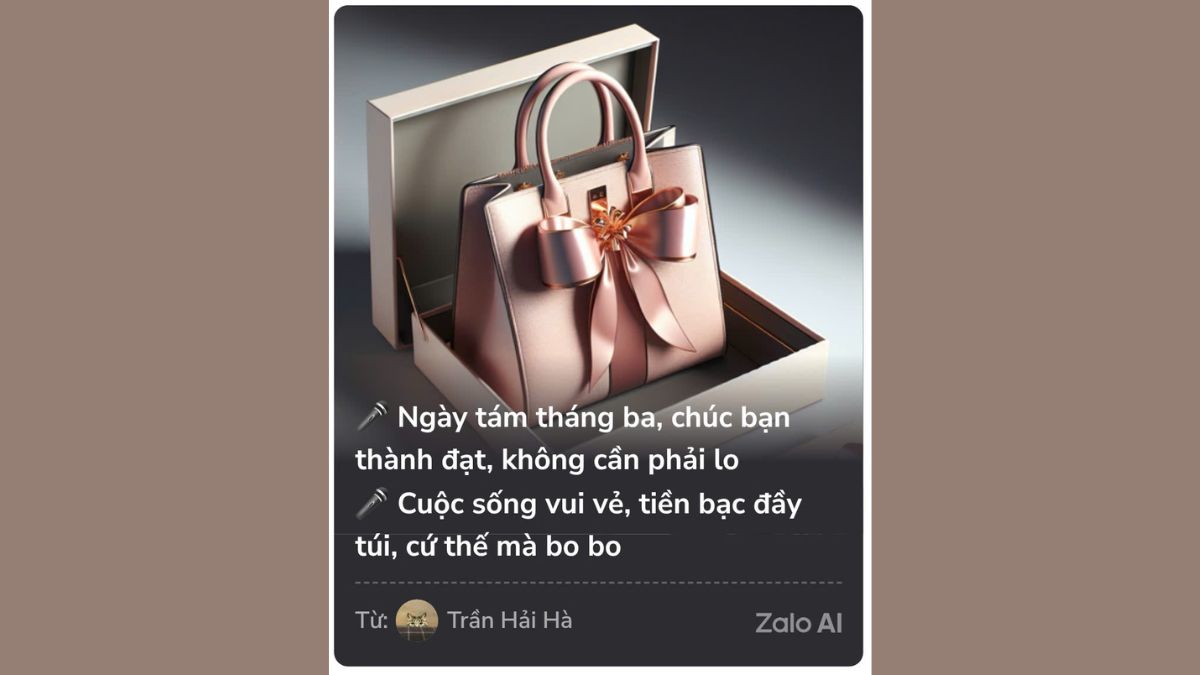 Mẫu 18 Thiệp Chúc Mừng 8/3 Trên Zalo