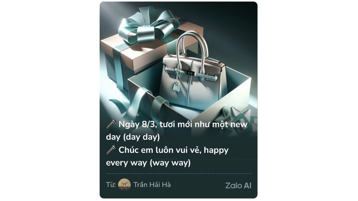 Mẫu 22 Thiệp Chúc Mừng 8/3 Trên Zalo