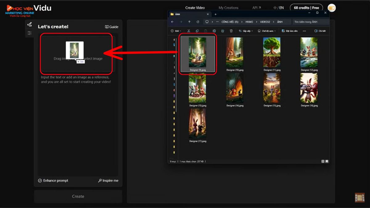 Hướng Dẫn Cách Tạo Video Hoạt Hình 3D Bằng AI bước 3.2