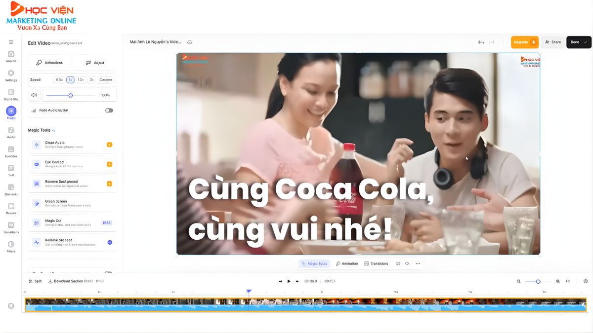 Hướng Dẫn Cách Tạo Video Quảng Cáo Bằng AI bước 3