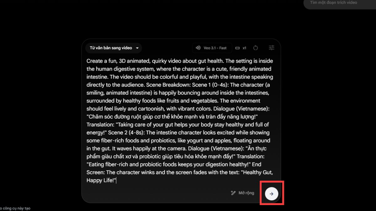 Hướng Dẫn Cách Làm Video Bằng AI Viral Sức Khỏe bước 2.3