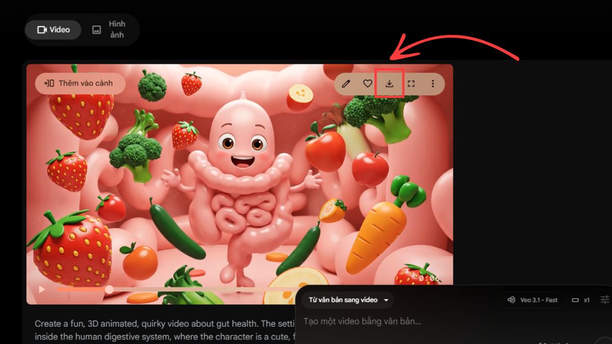 Hướng Dẫn Cách Làm Video Bằng AI Viral Sức Khỏe bước 2.4