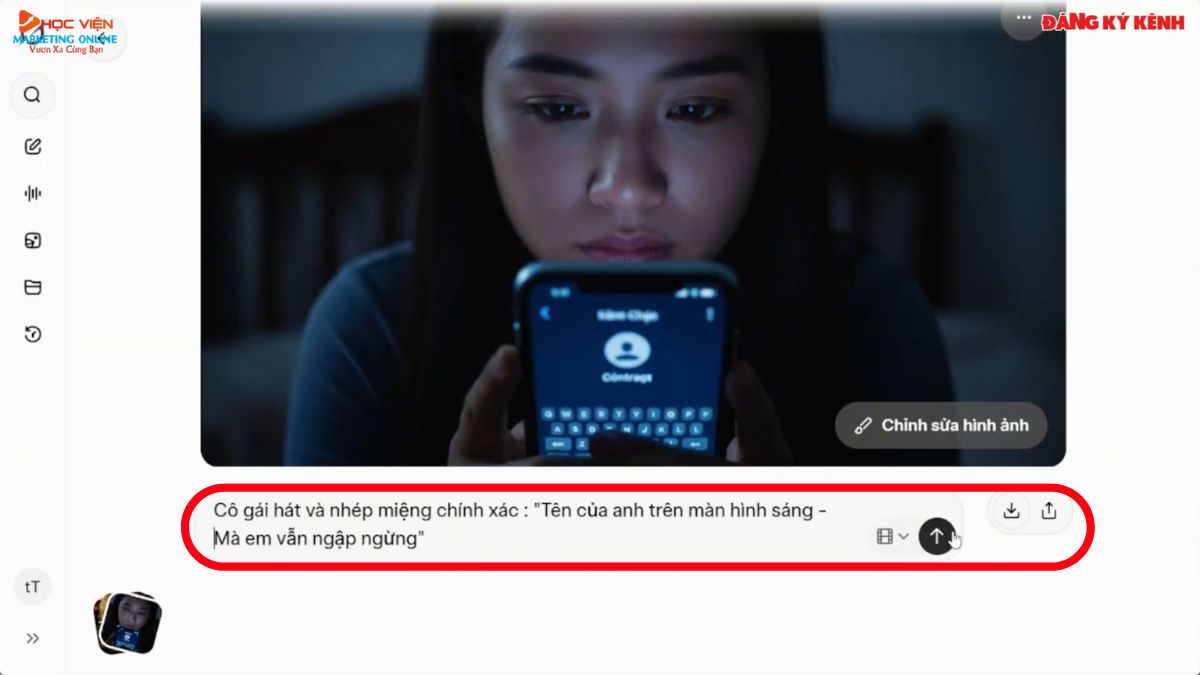 Hướng Dẫn Cách Tạo Video Nhạc Bằng AI bước 4.1