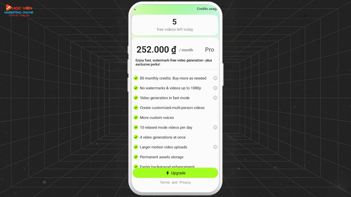 App Tạo Video Bằng AI Trên Điện Thoại- Chi phí Viggle