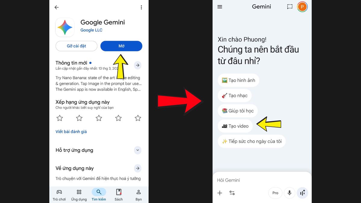 Hướng Dẫn Cách Tạo Video Bằng AI Trên Điện Thoại- Text to video bước 2