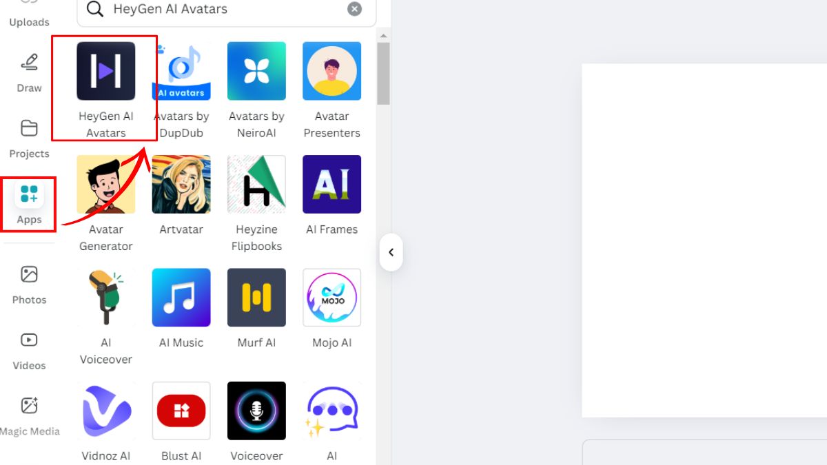 Cách Tạo Video Nhân Vật Nói Chuyện Bằng AI Trên Canva bước 1.3
