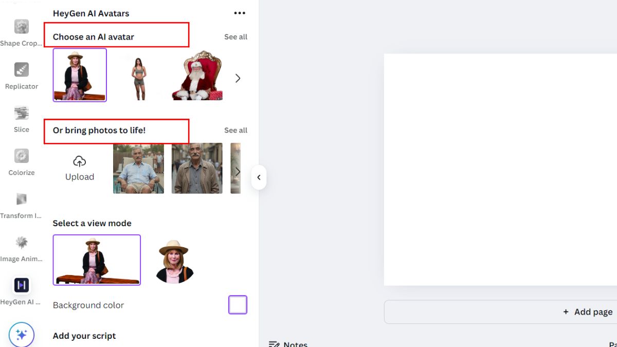 Cách Tạo Video Nhân Vật Nói Chuyện Bằng AI Trên Canva bước 2
