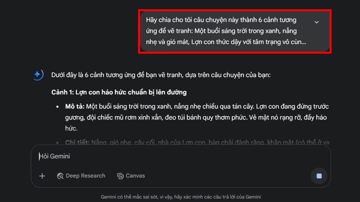 Cách Tạo Video Hoạt Hình Kể Chuyện Trên Canva Bằng AI bước 4.1