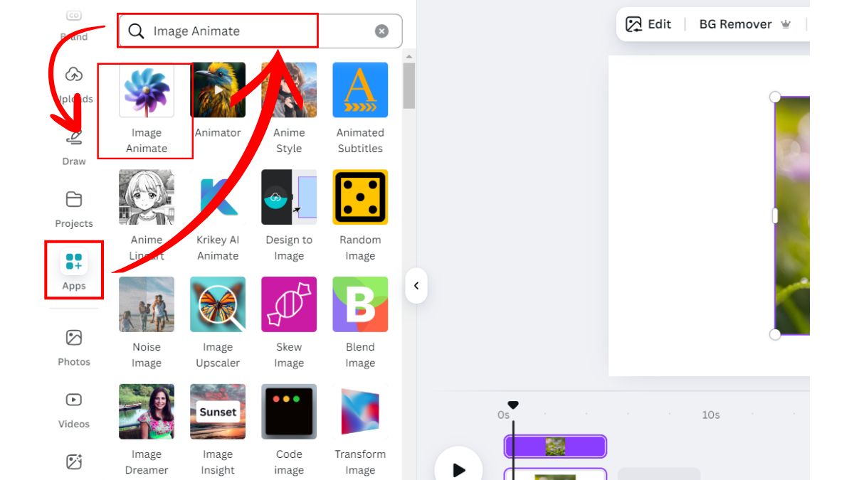 Hướng Dẫn Cách Làm Video Bằng AI Canva Từ Hình Ảnh bước 1