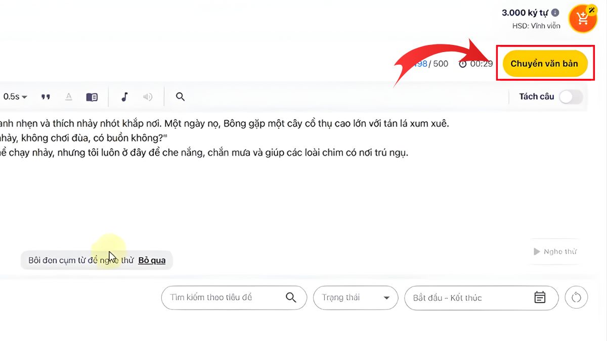 Hướng Dẫn Cách Tạo Video Kể Chuyện Bằng AI bước 3.2