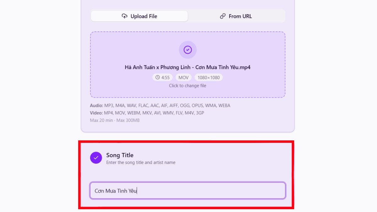 Cách Làm Video Karaoke Bằng AI Trên Máy Tính bước 3