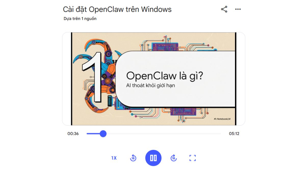 Hướng Dẫn Cách Tạo Video Overview Bằng NotebookLM Của Google bước 7.2