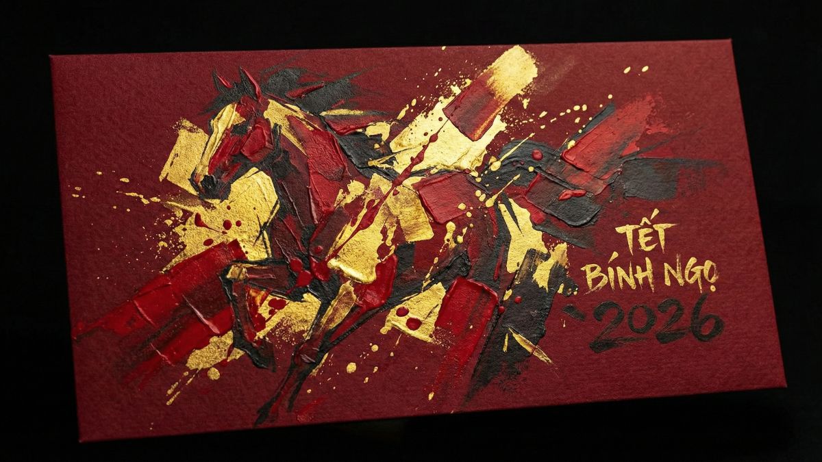 Prompt Câu Lệnh Thiết Kế Bao Lì Xì Bằng AI Gemini 5